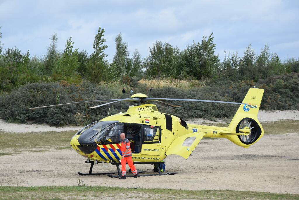 Traumahelikopter ingezet voor gewond kind
