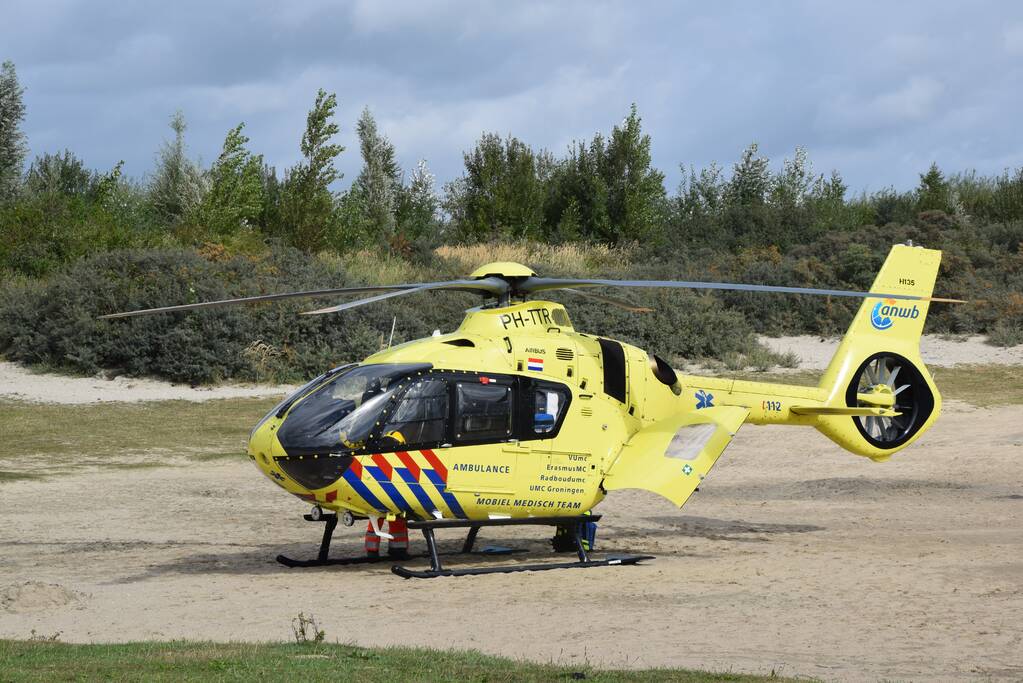 Traumahelikopter ingezet voor gewond kind