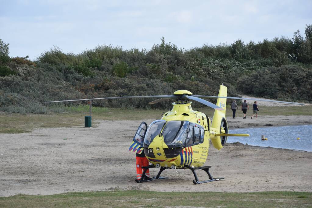 Traumahelikopter ingezet voor gewond kind