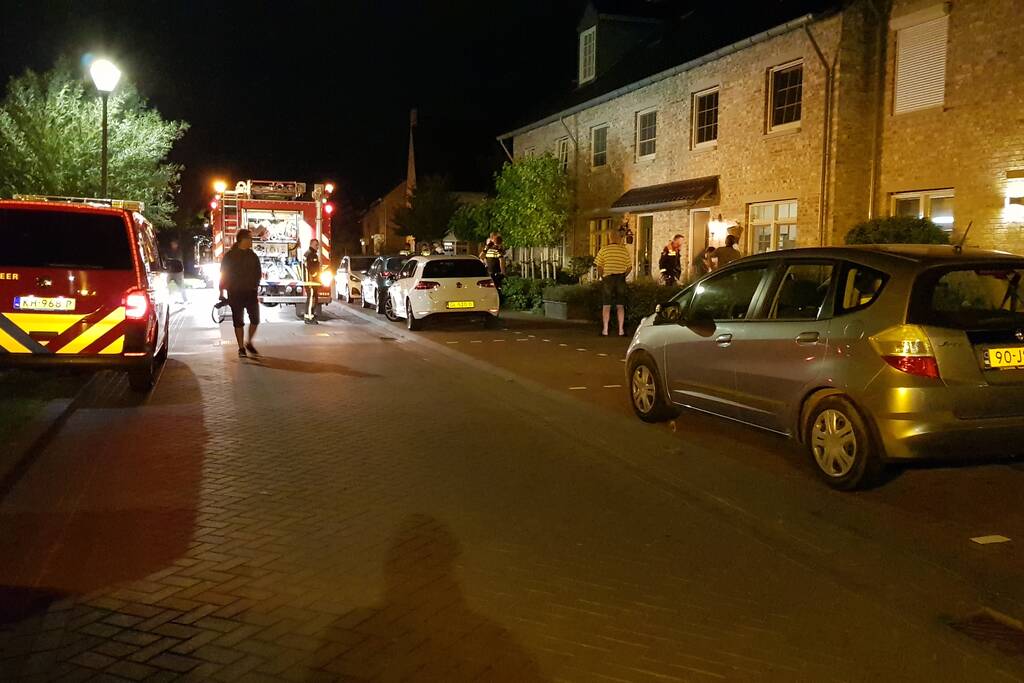 Brand in meterkast van woning