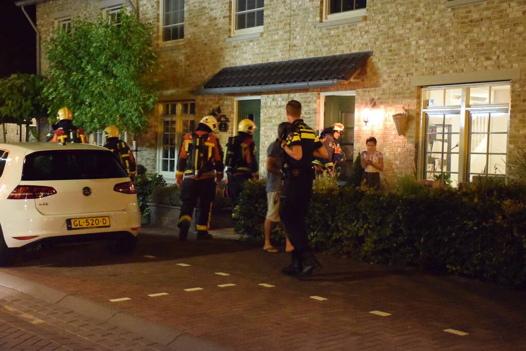 Brand in meterkast van woning