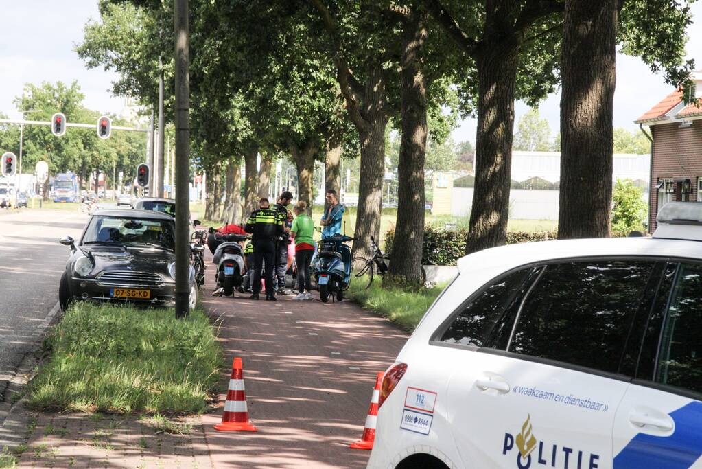 Fietsers gewond na botsing op fietspad