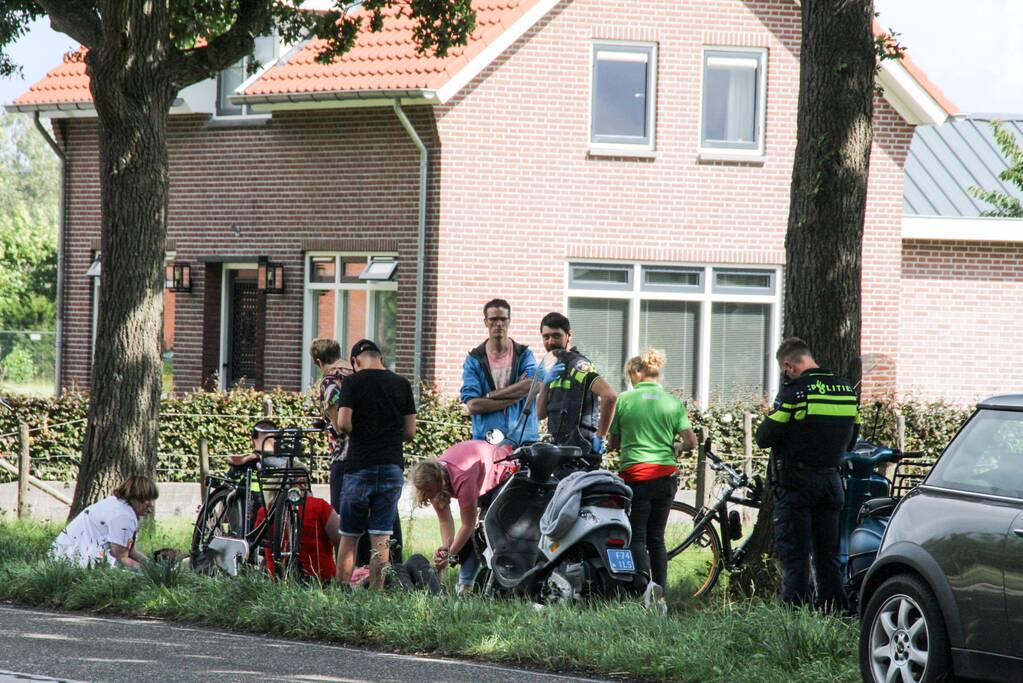 Fietsers gewond na botsing op fietspad