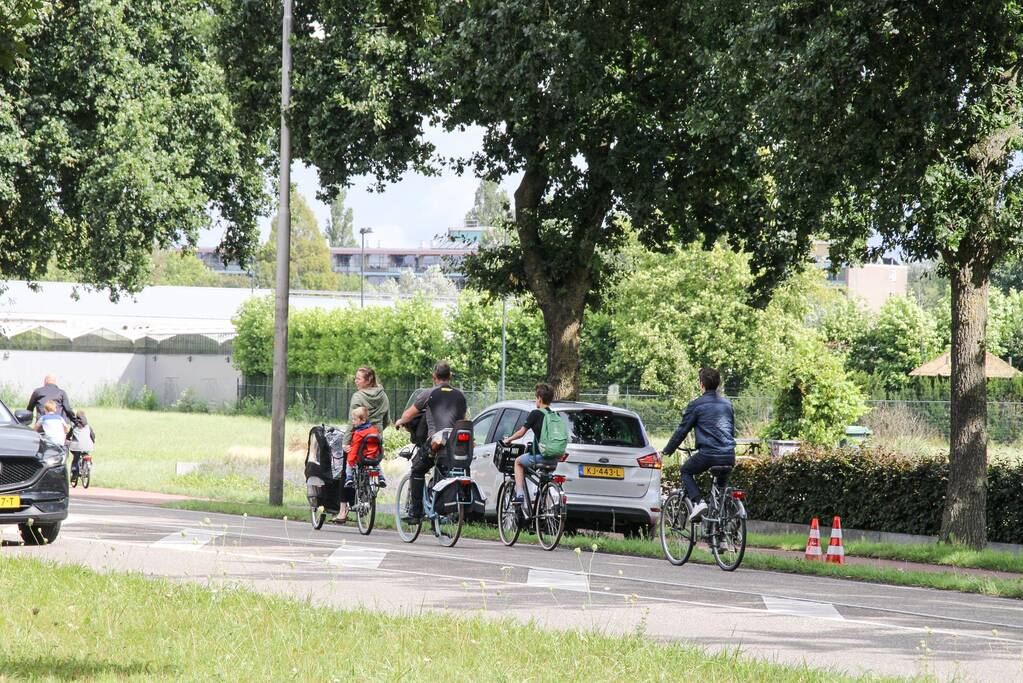 Fietsers gewond na botsing op fietspad