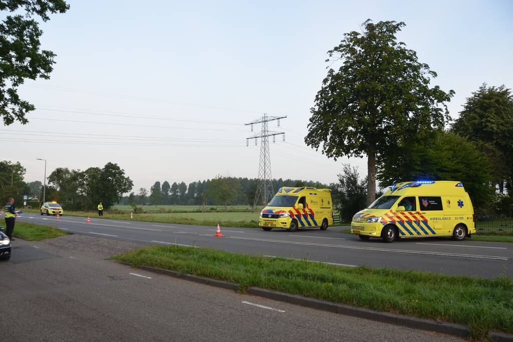 Auto op de kop, bestuurder spoorloos