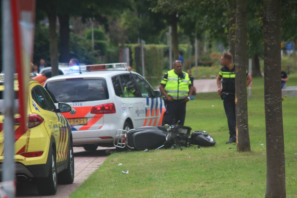 Scooterrijder zwaargewond na achtervolging door politie