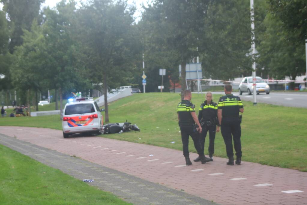 Scooterrijder zwaargewond na achtervolging door politie