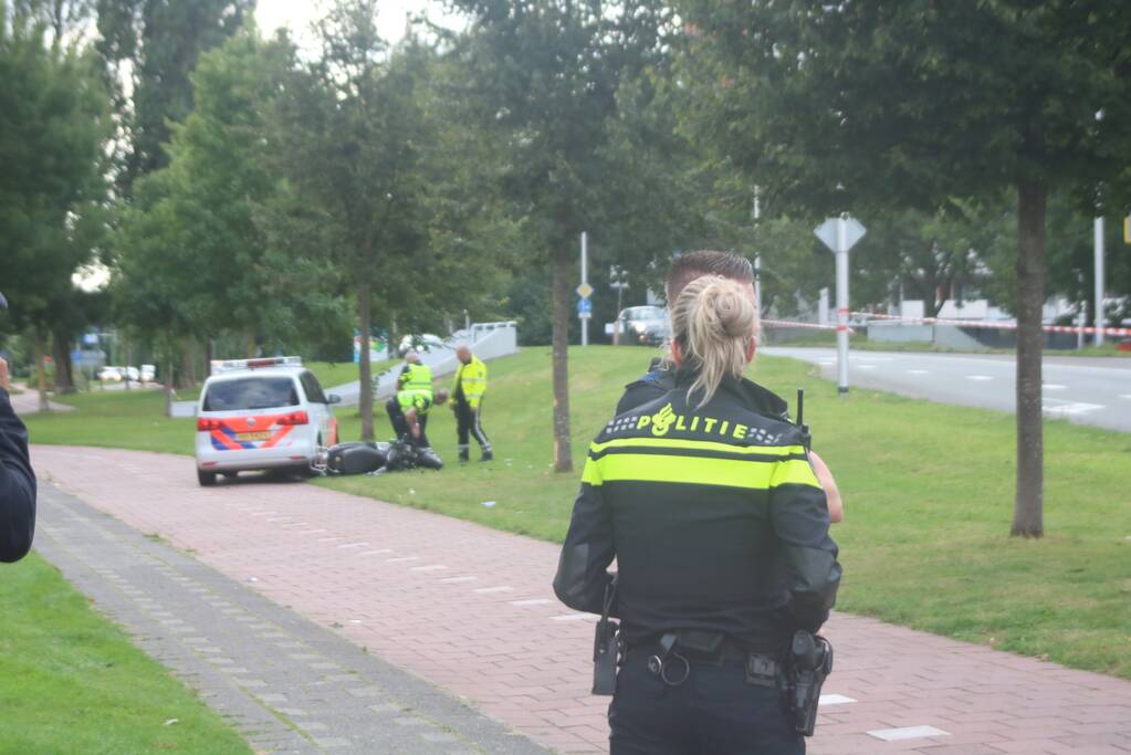 Scooterrijder zwaargewond na achtervolging door politie