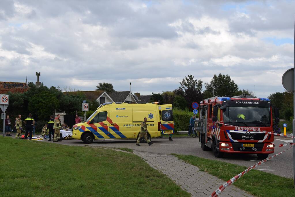 Fietser zwaargewond na ongeval
