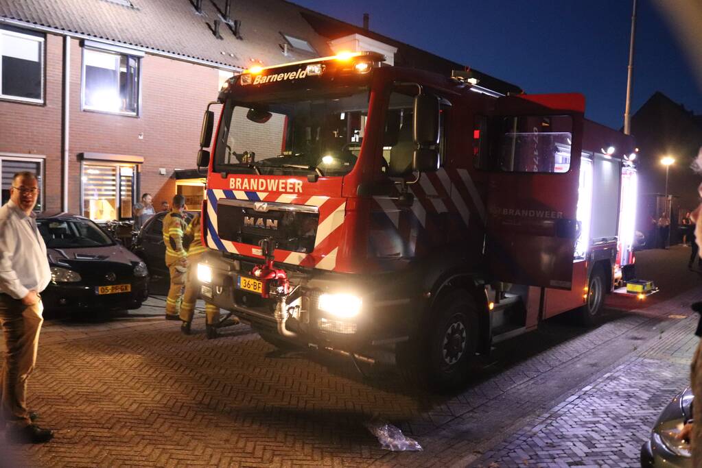 Veel rook bij brand in woning