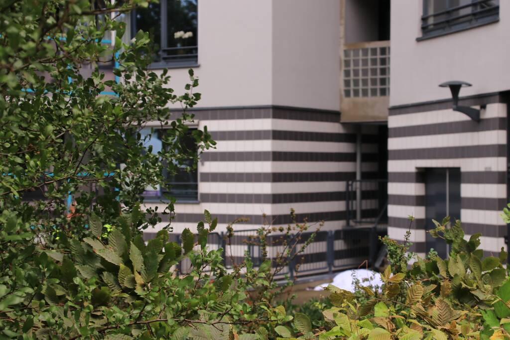 Overleden persoon voor appartementencomplex aangetroffen