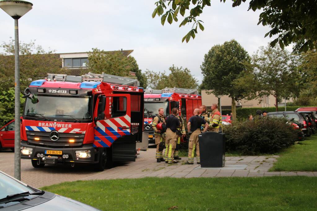 Woning geventileerd na brand in keuken
