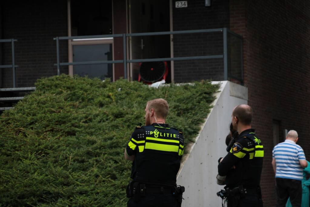 Woning geventileerd na brand in keuken