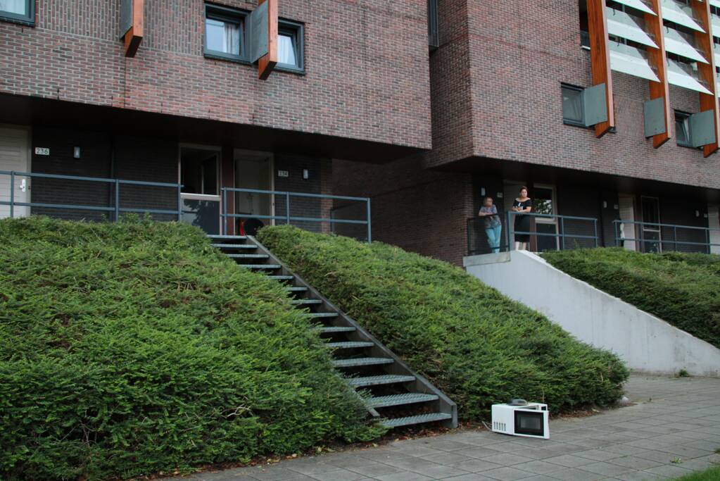 Woning geventileerd na brand in keuken