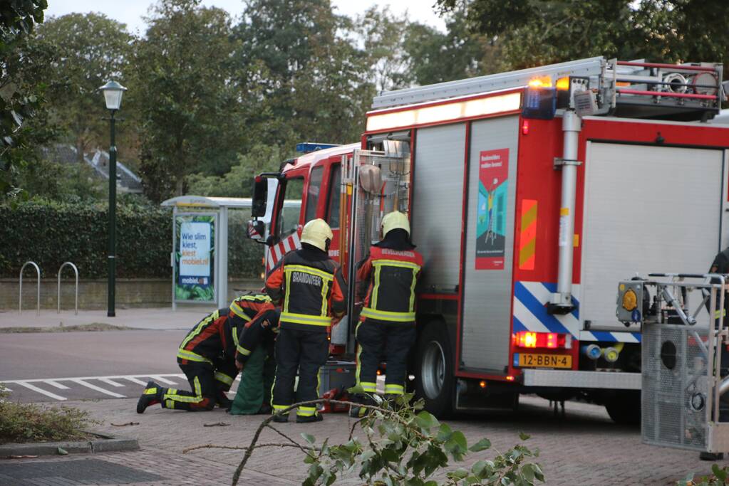 Met hoogwerker levensgevaarlijke takken verwijderd