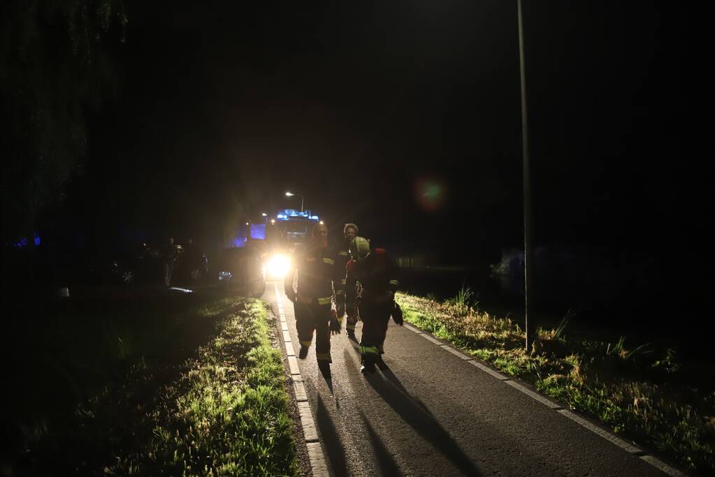 Fietser belandt in het water en raakt zwaargewond