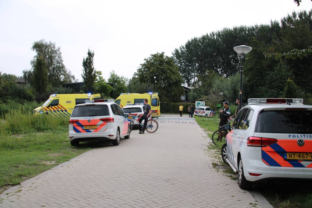 Traumahelikopter landt voor incident bij hoogspanningsmast