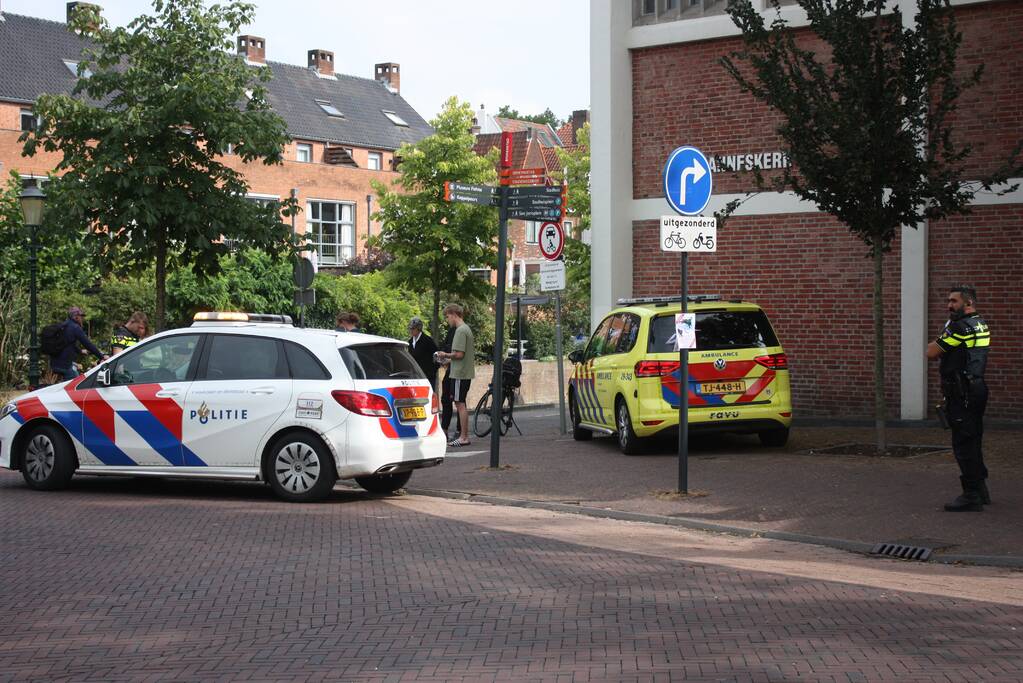 Fietsster gewond bij verkeersongeval