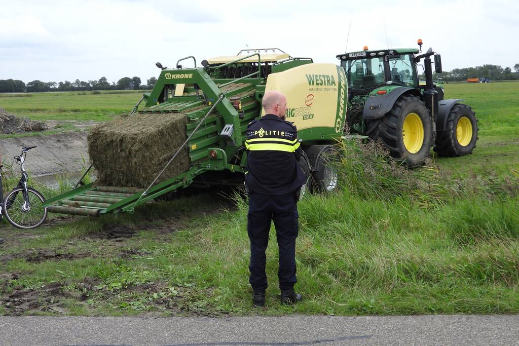 E-biker komt in botsing met grootpakpers