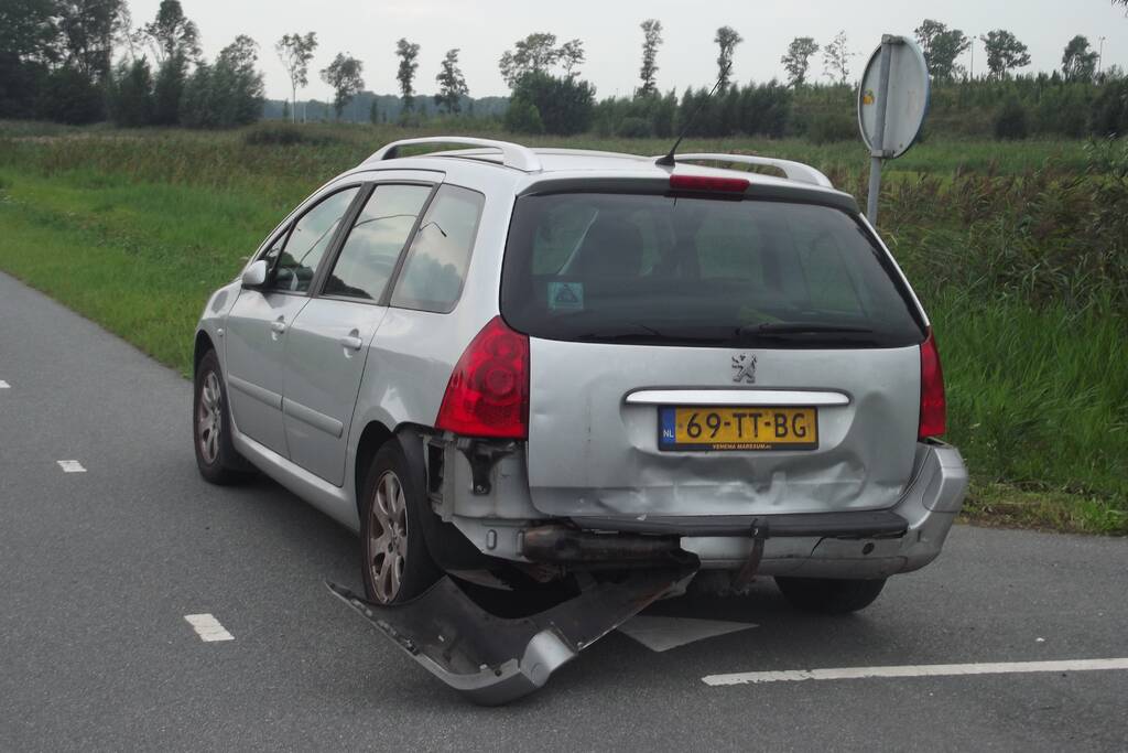 Flinke schade bij kop-staartbotsing