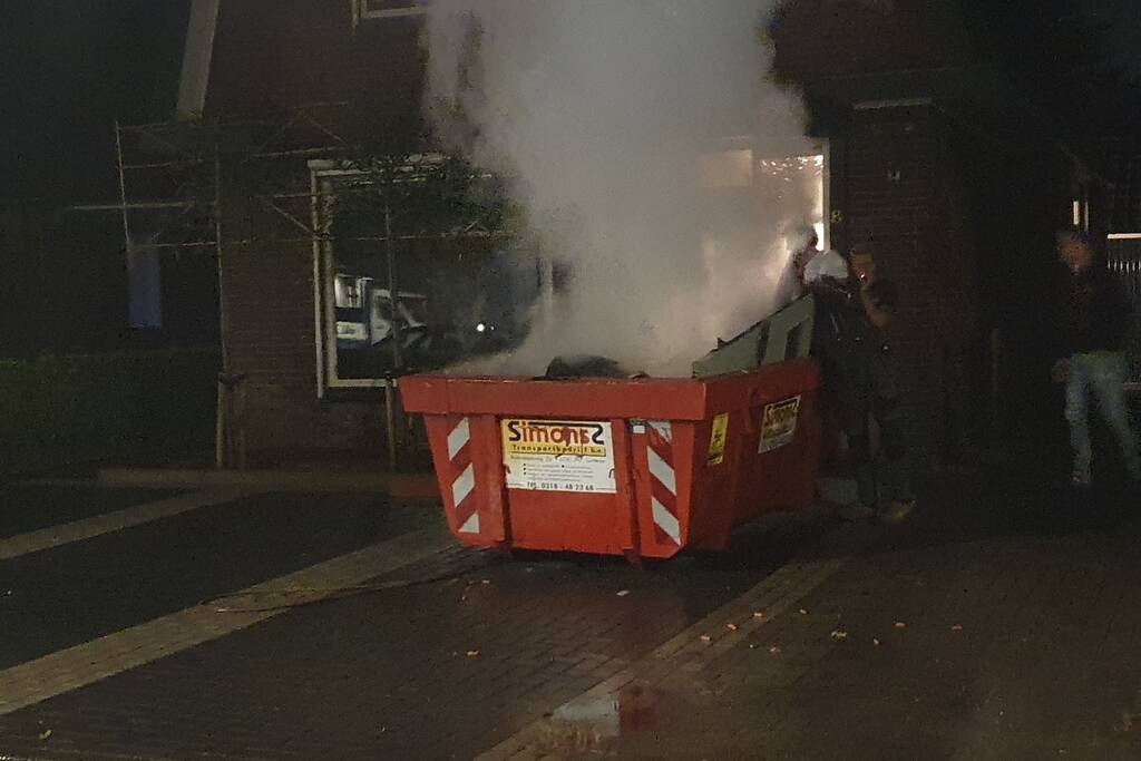 Opnieuw brand in bouwcontainer