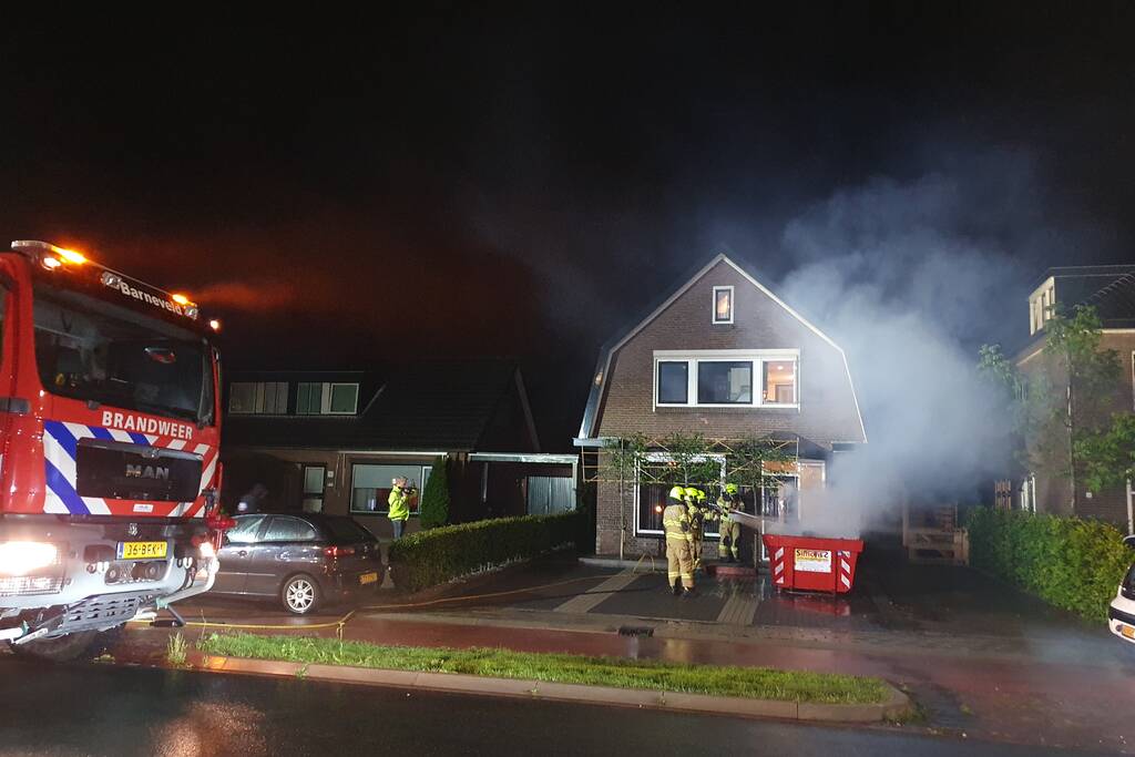 Opnieuw brand in bouwcontainer