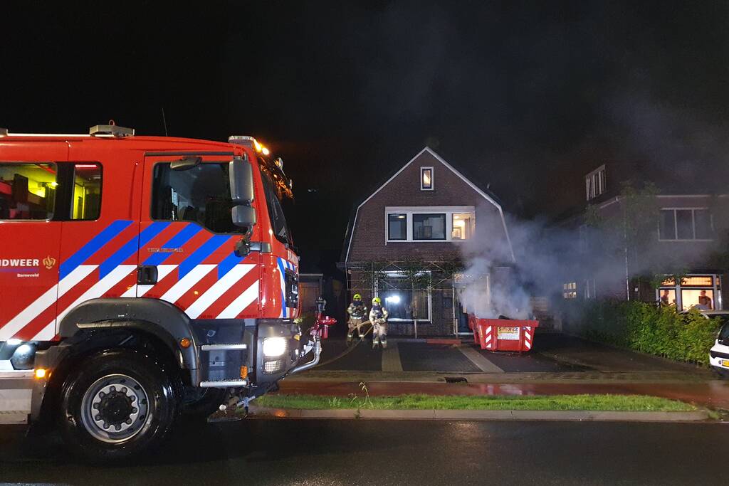 Opnieuw brand in bouwcontainer