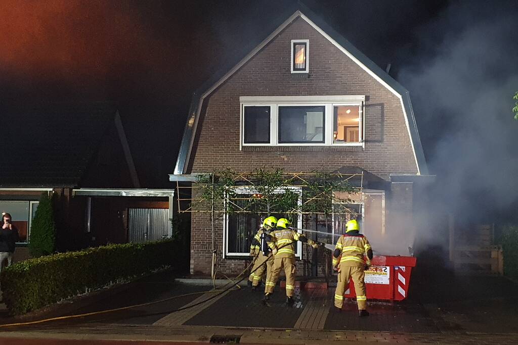 Opnieuw brand in bouwcontainer