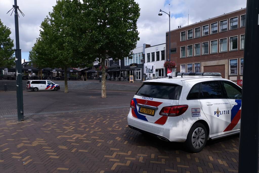Centrum afgezet na aantreffen van verdachte tas