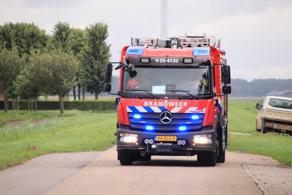 Grote brand in loods Van Andel Bio