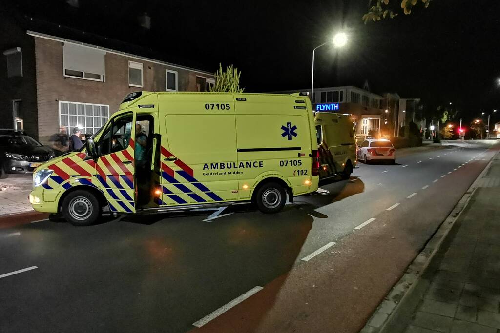 Twee gewonden na val met brommer