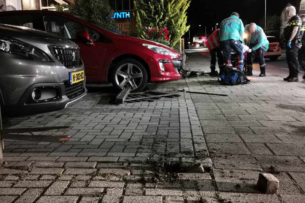 Twee gewonden na val met brommer