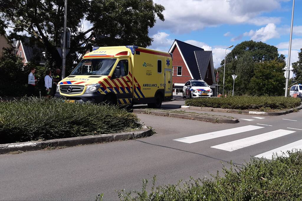 Fietser gewond bij aanrijding met auto
