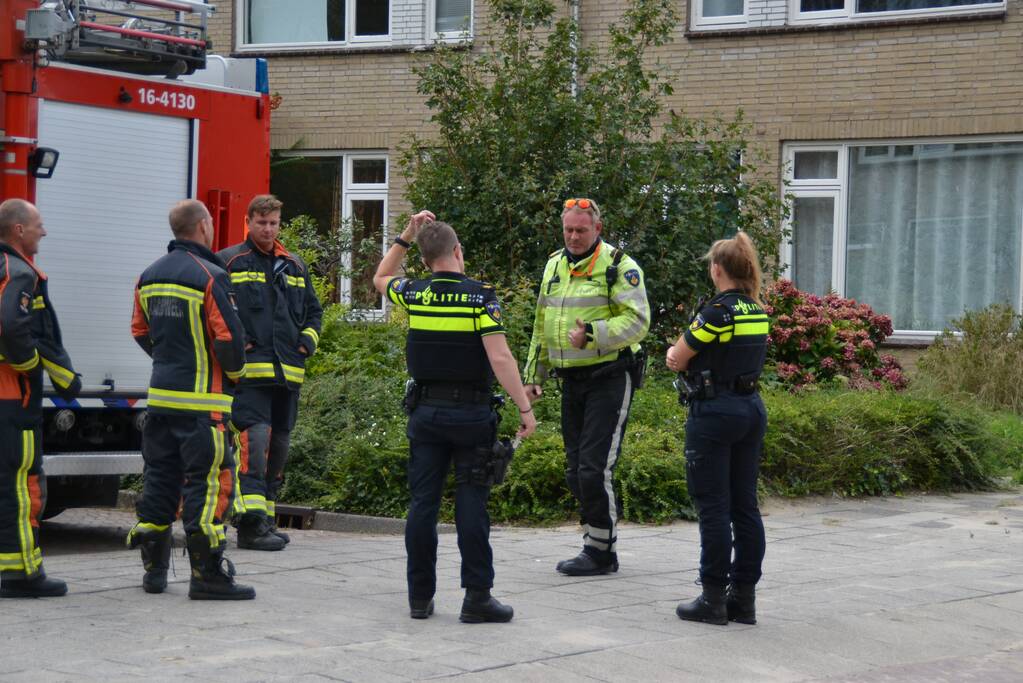 Gasleiding geraakt door graafwerkzaamheden