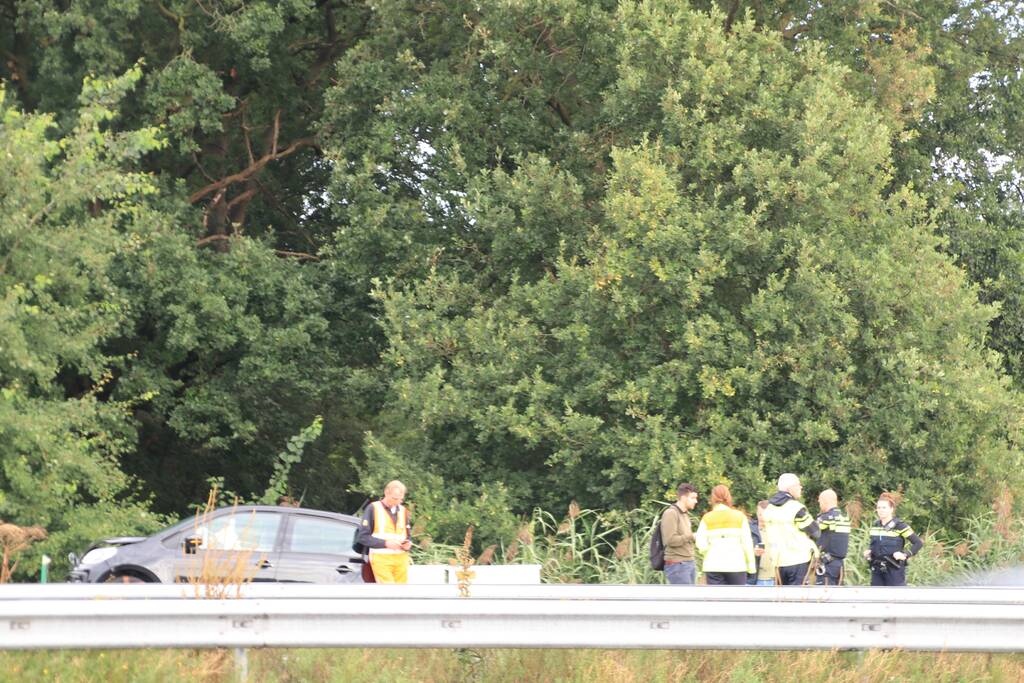 Flinke file tussen Barneveld en Amersfoort door kop-staart botsing