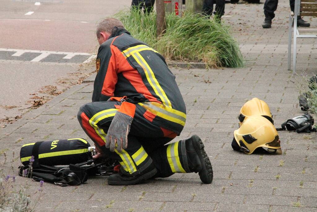 Brand in keuken van woning