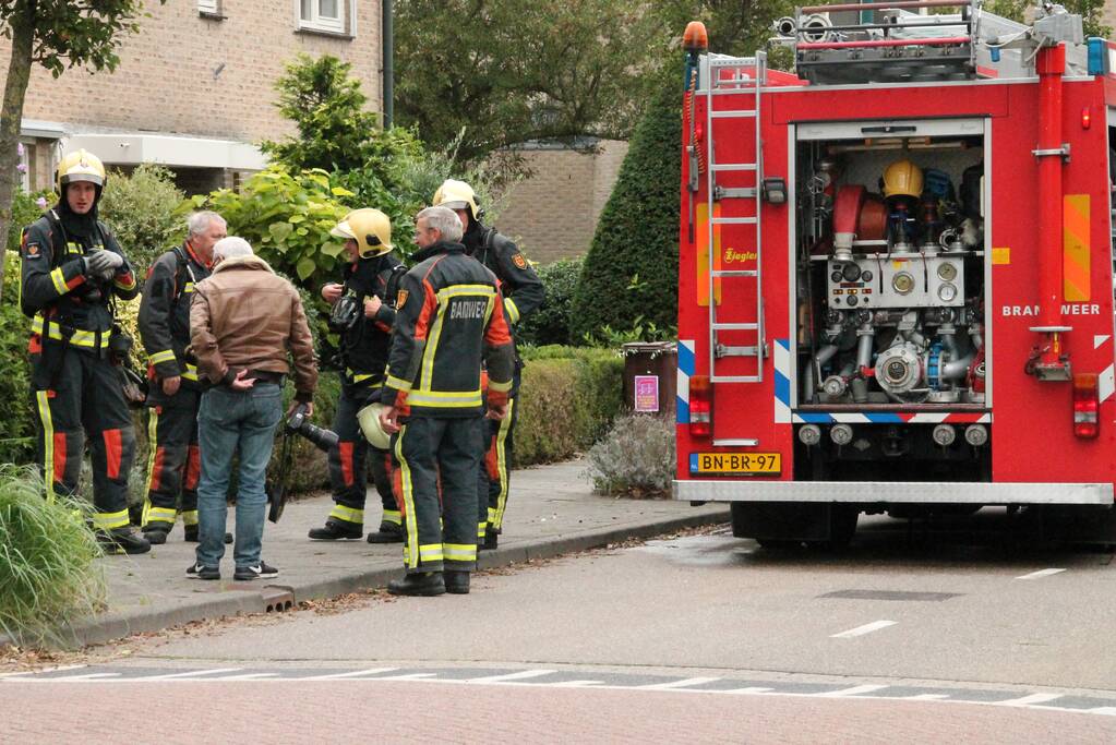 Brand in keuken van woning