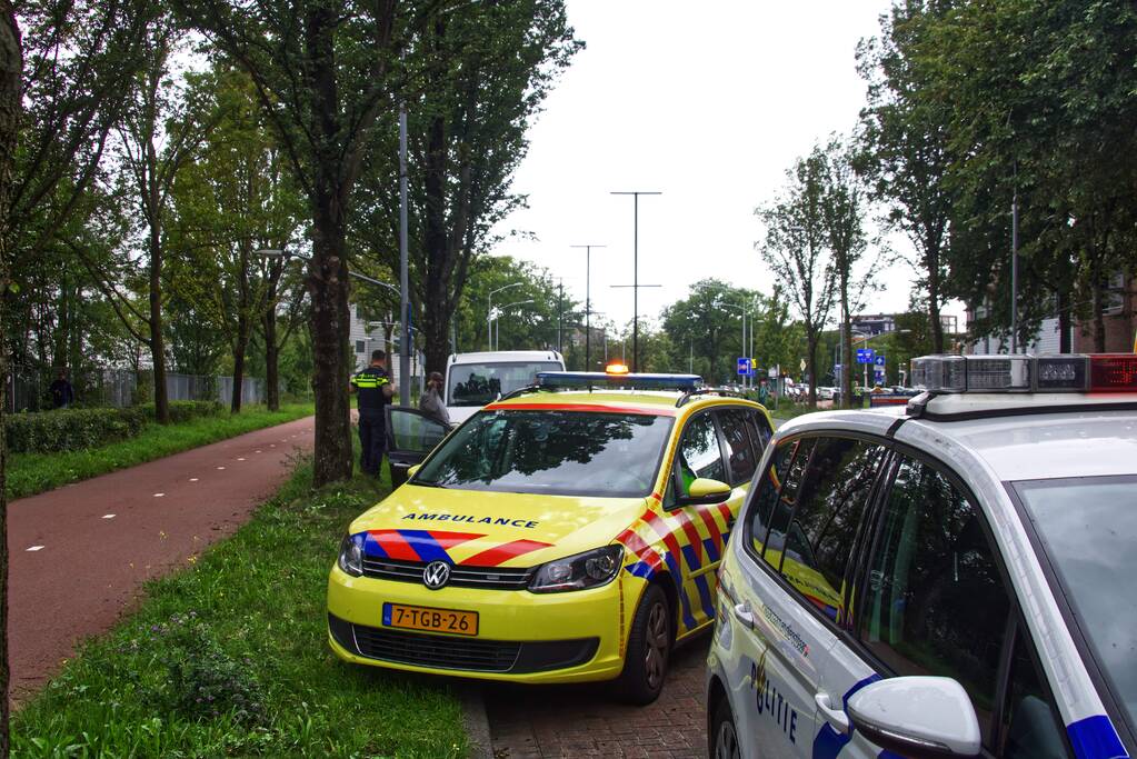 Schade na kop-staart aanrijding