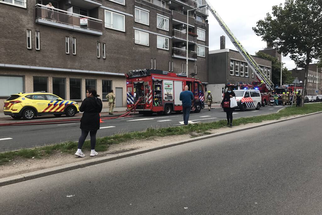 Flinke brand in flatwoning