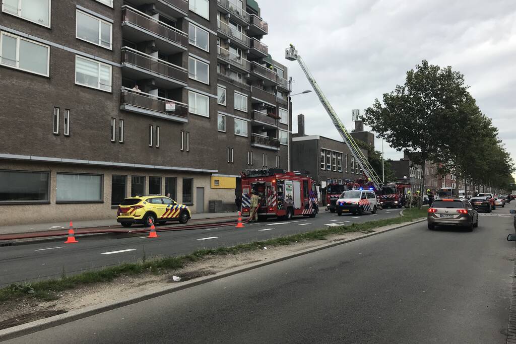 Flinke brand in flatwoning