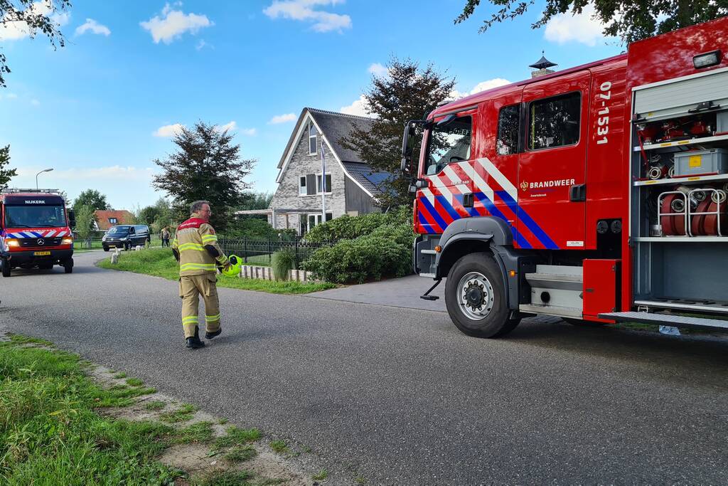 Veel rook bij brand in vrijstaande woning
