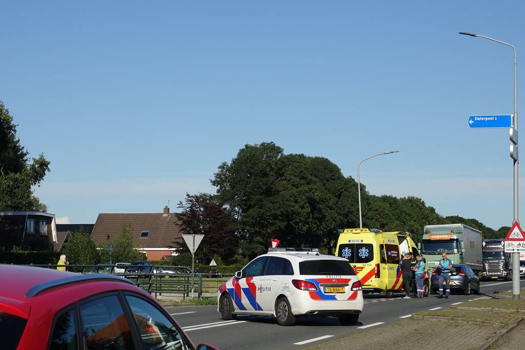 Gewonde bij kop-staart botsing