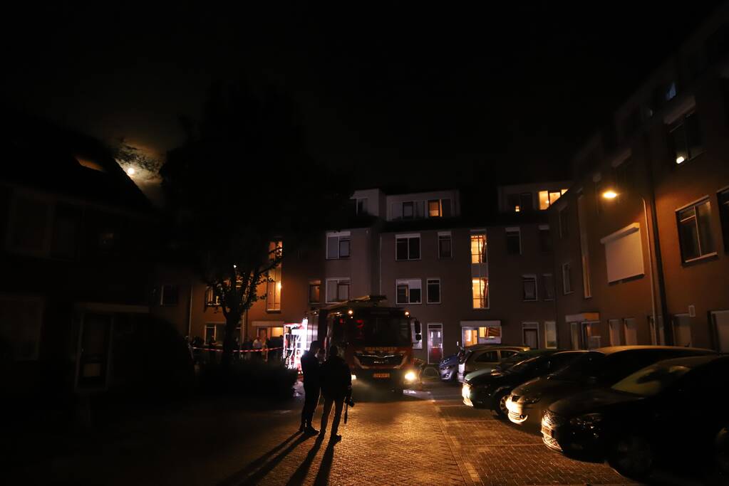 Flinke brand in kelderbox