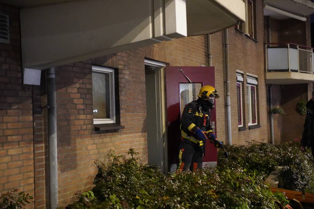 Flinke brand in kelderbox
