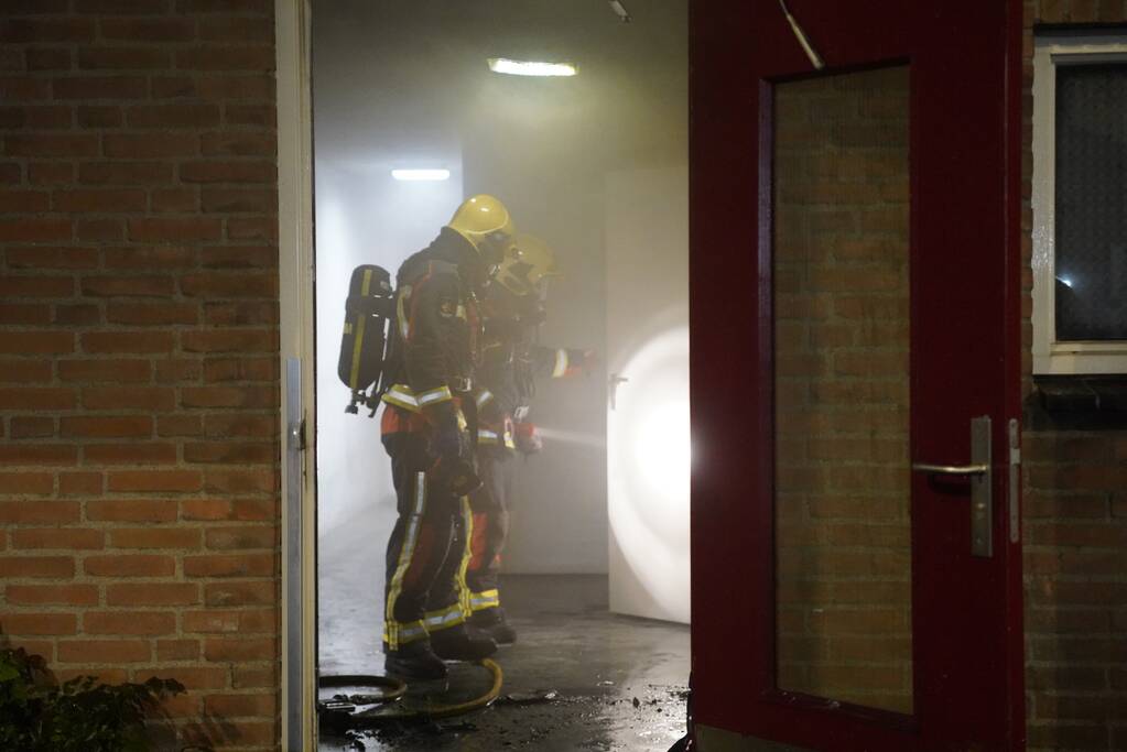 Flinke brand in kelderbox