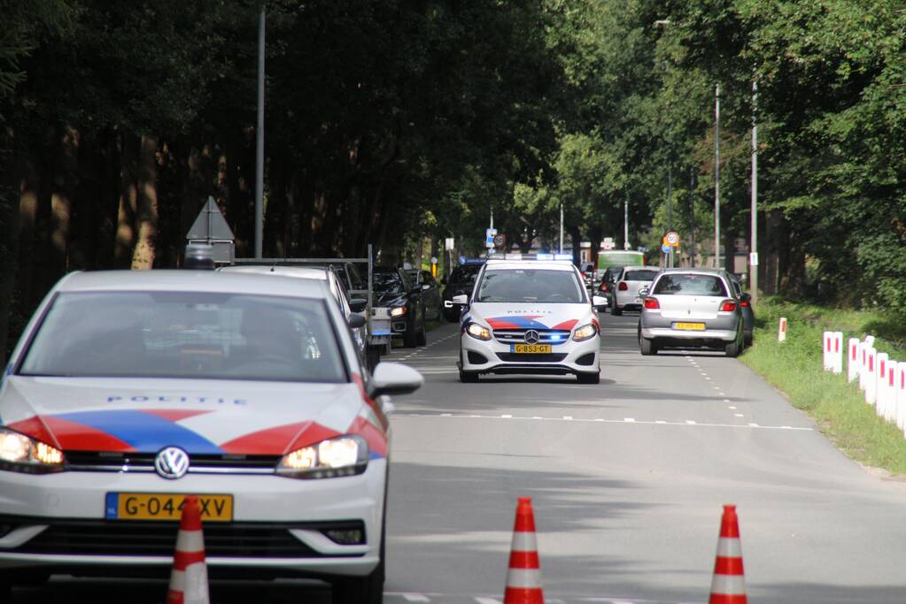 Persoon in greppel gevallen