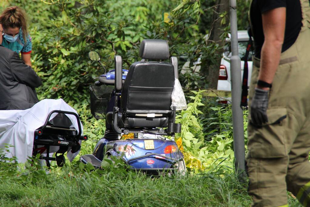 Persoon in greppel gevallen