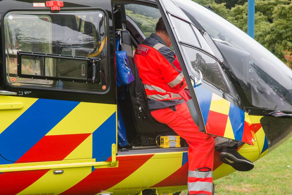 Traumahelikopter landt voor ernstig gewonde bij incident