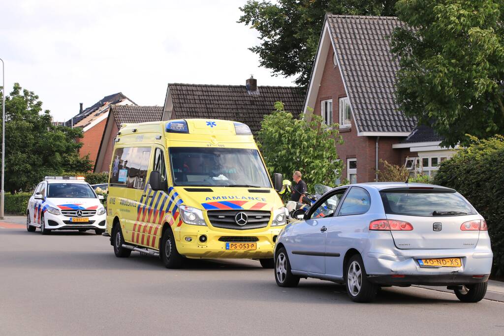 Gewonde bij kop-staart aanrijding