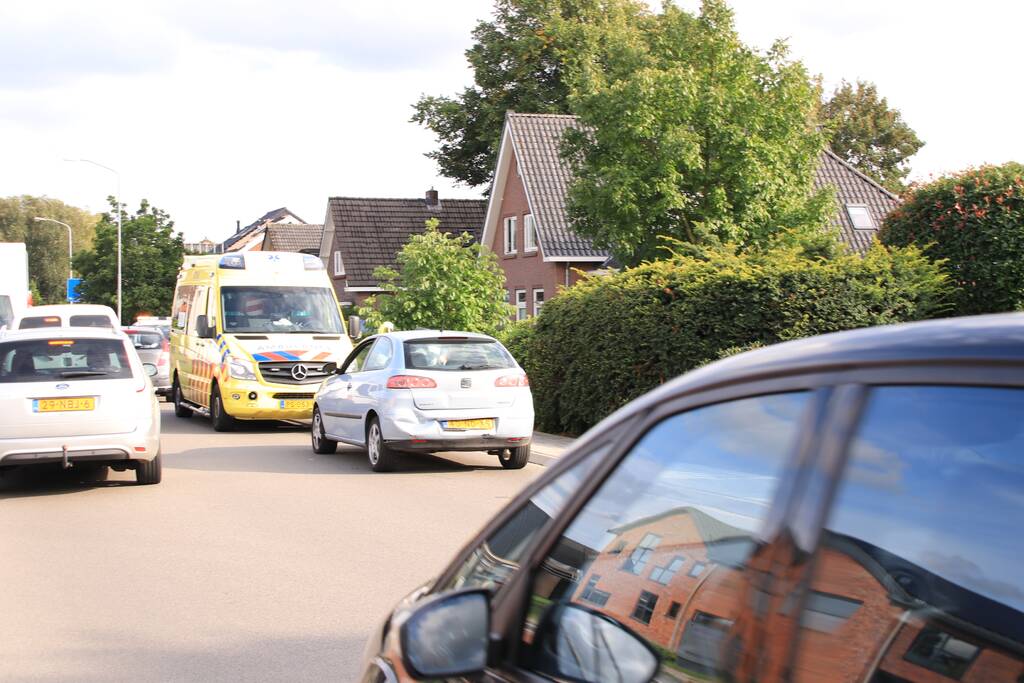 Gewonde bij kop-staart aanrijding